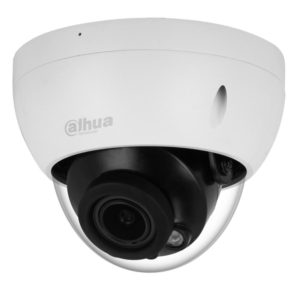 Domo Eyeball WizSense de 4Mp con IR LED de 40 m, CMOS 1/2,9", lente varifocal de 2,7 mm~13,5 mm, IP67, WDR, PoE, con audio