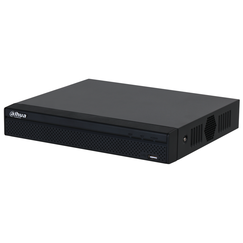 Video Grabadora Dahua 4K compacta de 4 canales de 1U - Incluye fuente de 53V 1,812A