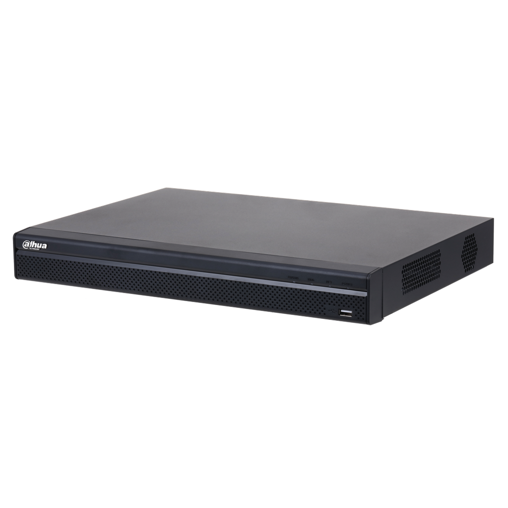 Video Grabadora 4K compacta de 16 canales, 2 HDD, 1U - Incluye fuente de 12V 4A ***