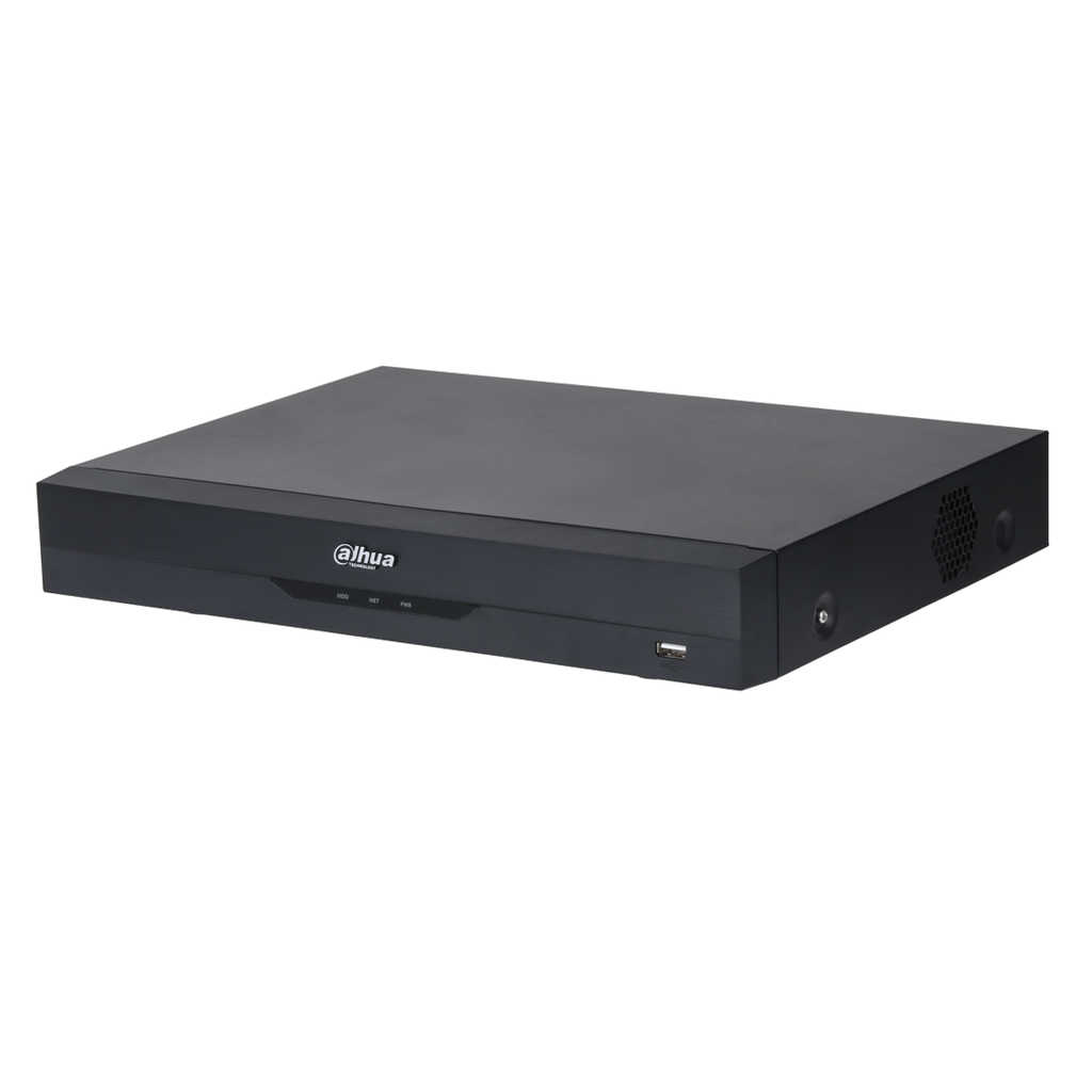 [XVR5116HE-I3] DAHUA Video Grabadora Digital Pentahíbrida WizSense de 16 canales 4K-N/5MP compacta de 1U, 1 HDD - Incluye fuente de 12V 4A ***