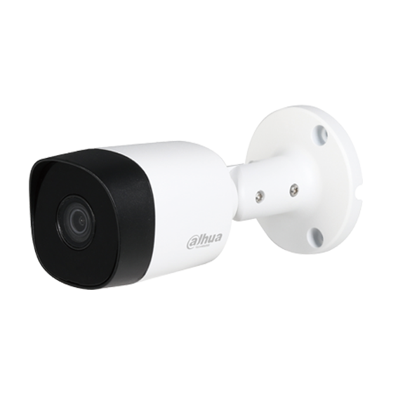 [DH-HAC-B2A21P-0360B] Cámara Bullet HDCVI de 2Mp con IR 20C6:C8 m, CMOS 1/2,7", lente fijo de 3,6 mm, IP67 y carcasa de aluminio