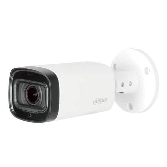 Cámara Bullet HDCVI de 2Mp con IR 60 m, CMOS 1/2,7", lente varifocal motorizado de 2,7 mm~12 mm, IP67 y carcasa de aluminio (DH-HAC-HFW1200RP-Z-IRE6-2712-S5)