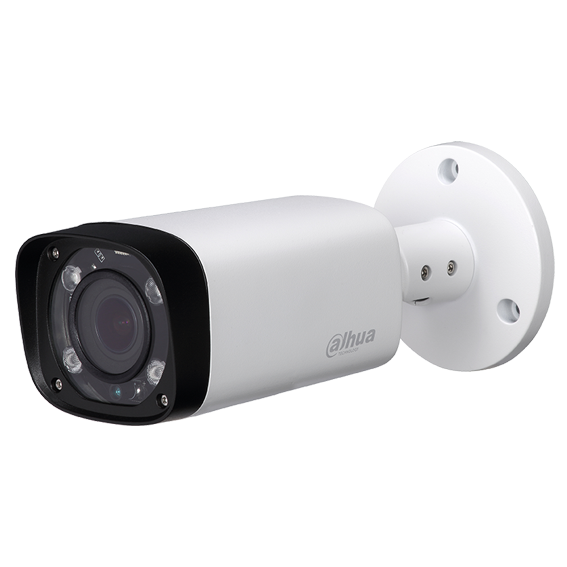 Cámara Bullet Starlight HDCVI de 2Mp con IR 60 m, CMOS  1/2,8", lente varifocal motorizado de 2.7 mm~13.5 mm, IP67, WDR y carcasa de aluminio