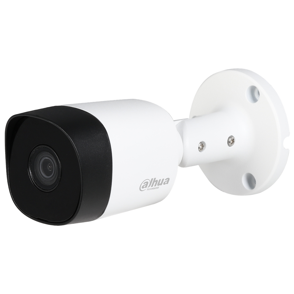 [DH-HAC-B2A51P-0280B-S2] Cámara Bullet HDCVI de 5Mp con IR 20 m, CMOS 1/2,7", lente fijo de 2,8 mm, IP67 y carcasa de plástico