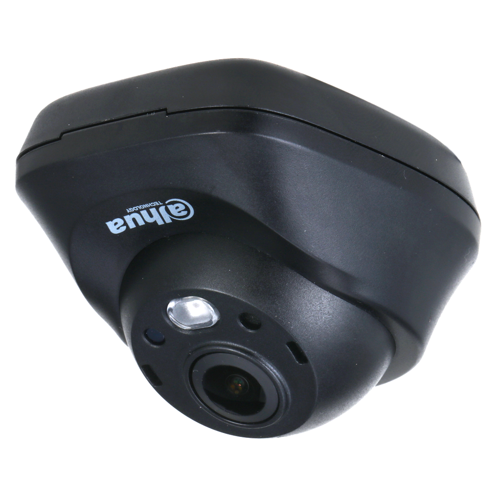 Domo Eyeball de 2Mp HDCVI con IR 20 m, CMOS 1/2,7", lente fijo de 2,8 mm y carcasa de plástico