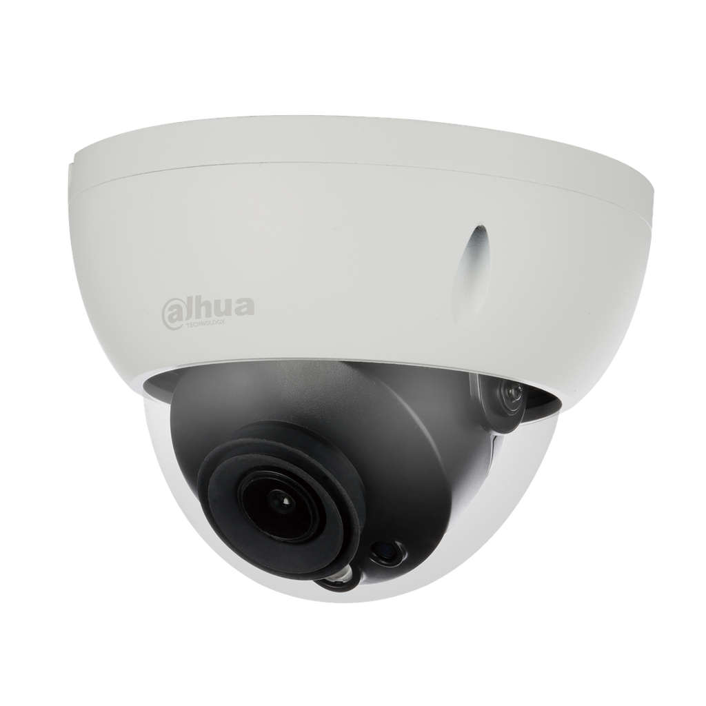 Domo Eyeball de 5Mp HDCVI con IR de iluminación cálida 40m, CMOS de 5 Mp, lente fijo de 2,8 mm, IP67, micrófono y carcasa metálica