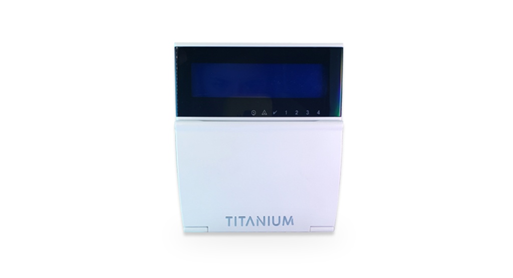  Teclado Titanium de display LCD y receptor RF,
compatible con Titanium. No incluye
micrófono para audio verificación. T-LCD732RF 