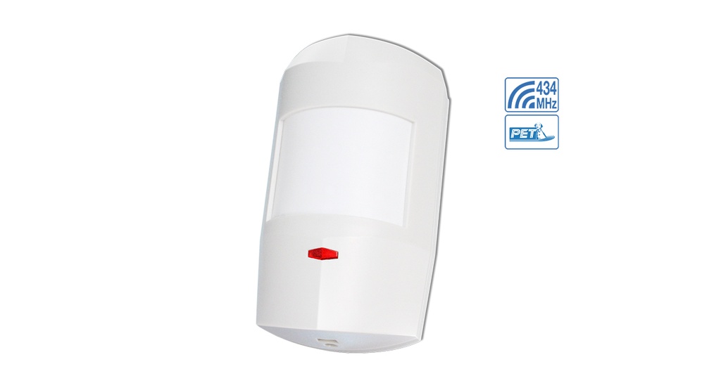  Detector infrarrojo inalámbrico Titanium 
con inmunidad a mascotas 18Kg IR-732RF-PET