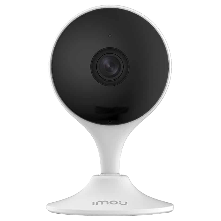 Cámara CUE2 IMOU WiFi 2Mp con visión nocturna de 10m, CMOS 1/2,7", lente fijo 2,8 mm, H.265/H.264, audio bidereccional, campo de visión: 112° (H), 58° (V), 131° (P)