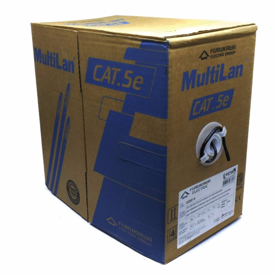 FKW cat5e Exterior bobina utp 305 mts - outdoor - negro
