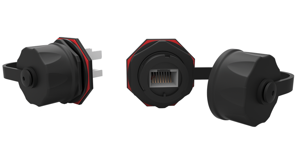 FKW Rj45 conector hembra cat5e jack - industrial