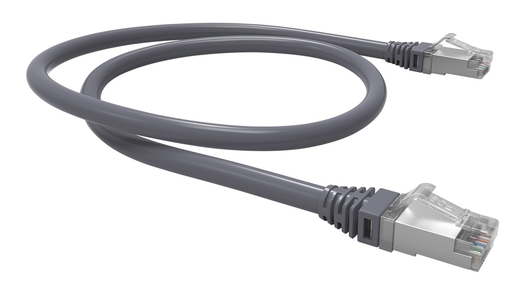 FKW patchcord Rj45 ftp - 2,5 mts - negro - industrial 
