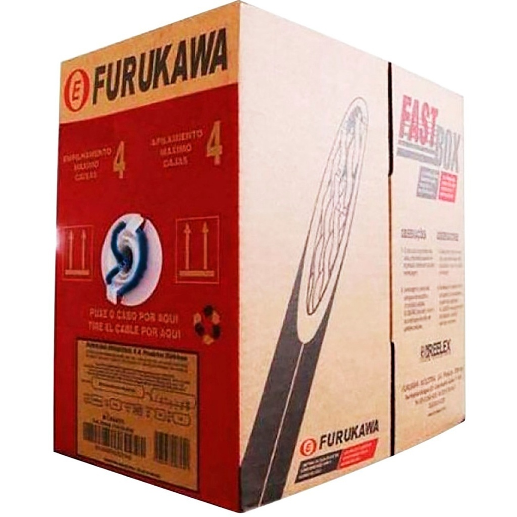 FKW bobina utp 305 mts Interior cat6 LSZH - gris