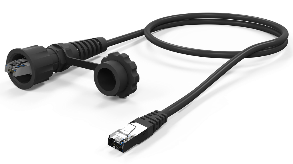 [35129002] FKW Cat6 Patchcord F/utp - 1,5 MTS - Negro - Industrial (35129002)