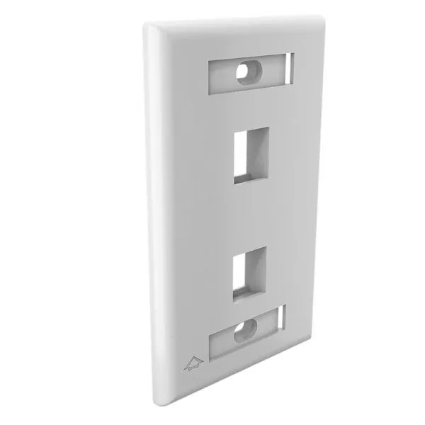 fkw face plate - 2 posiciones - blanco (35050017)