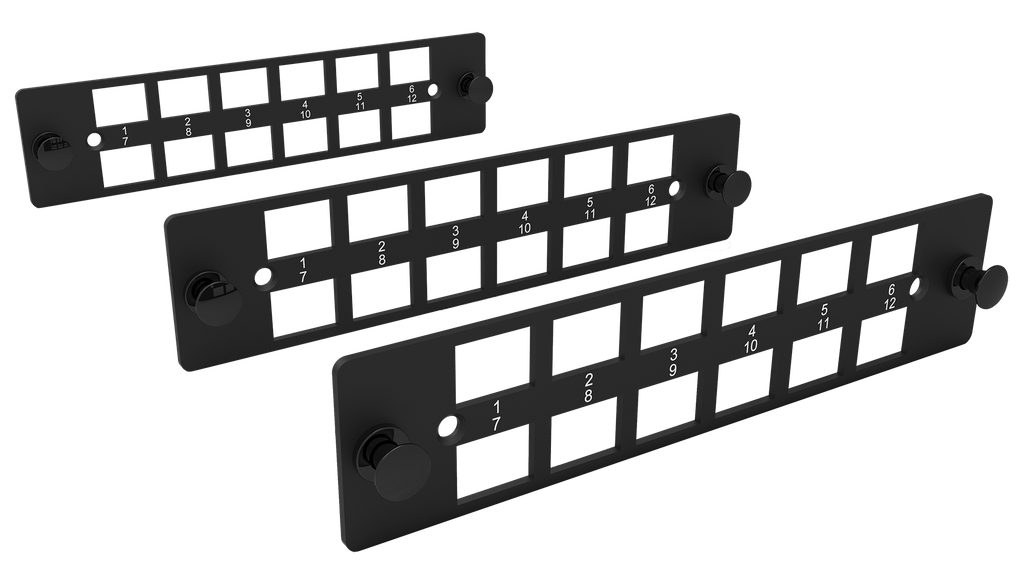 [35265042] FO FKW Kit 3x Placas LGX 12 Posiciones LC/SC - DIO B48 - Plástico (35265042)