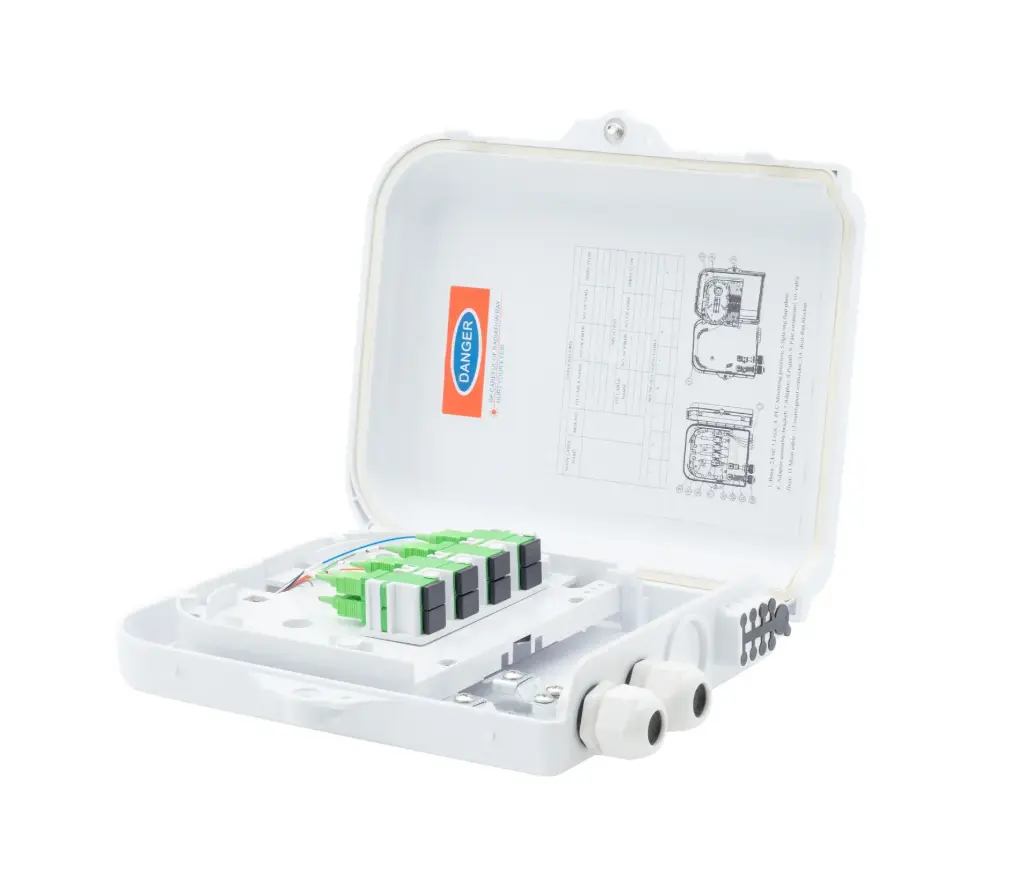 GLC FO CAJA EXT - NAP - CONEXIÓN 2X8 - DIVISOR 1X8 (GLC-FDB-002-01)