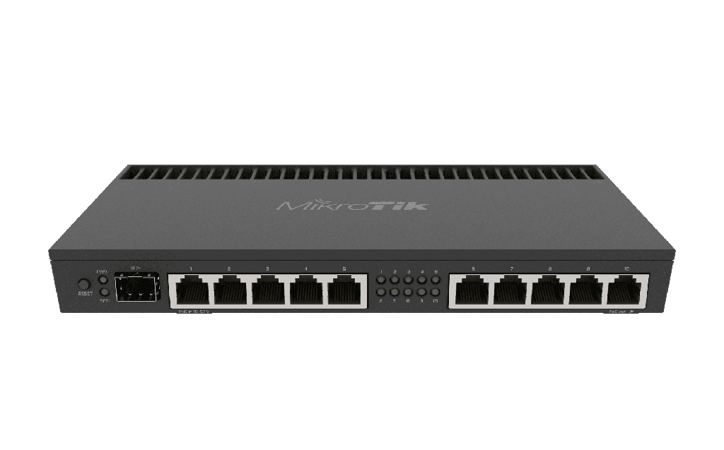 MIKROTIK ROUTER GIGABIT RB4011IGS+ (RM) (SIN FUENTE)