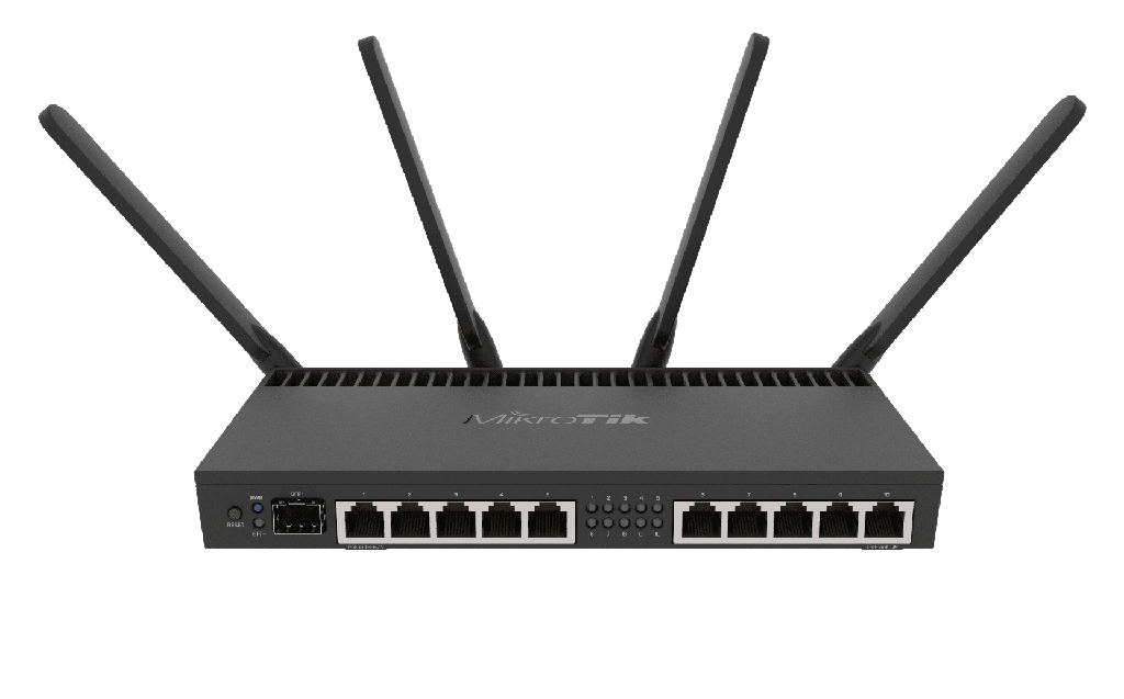 [RB4011IGS+5HACQ2HND] Mikrotik Router Rb4011igs+5hacq2hnd-in - (sin Fuente)