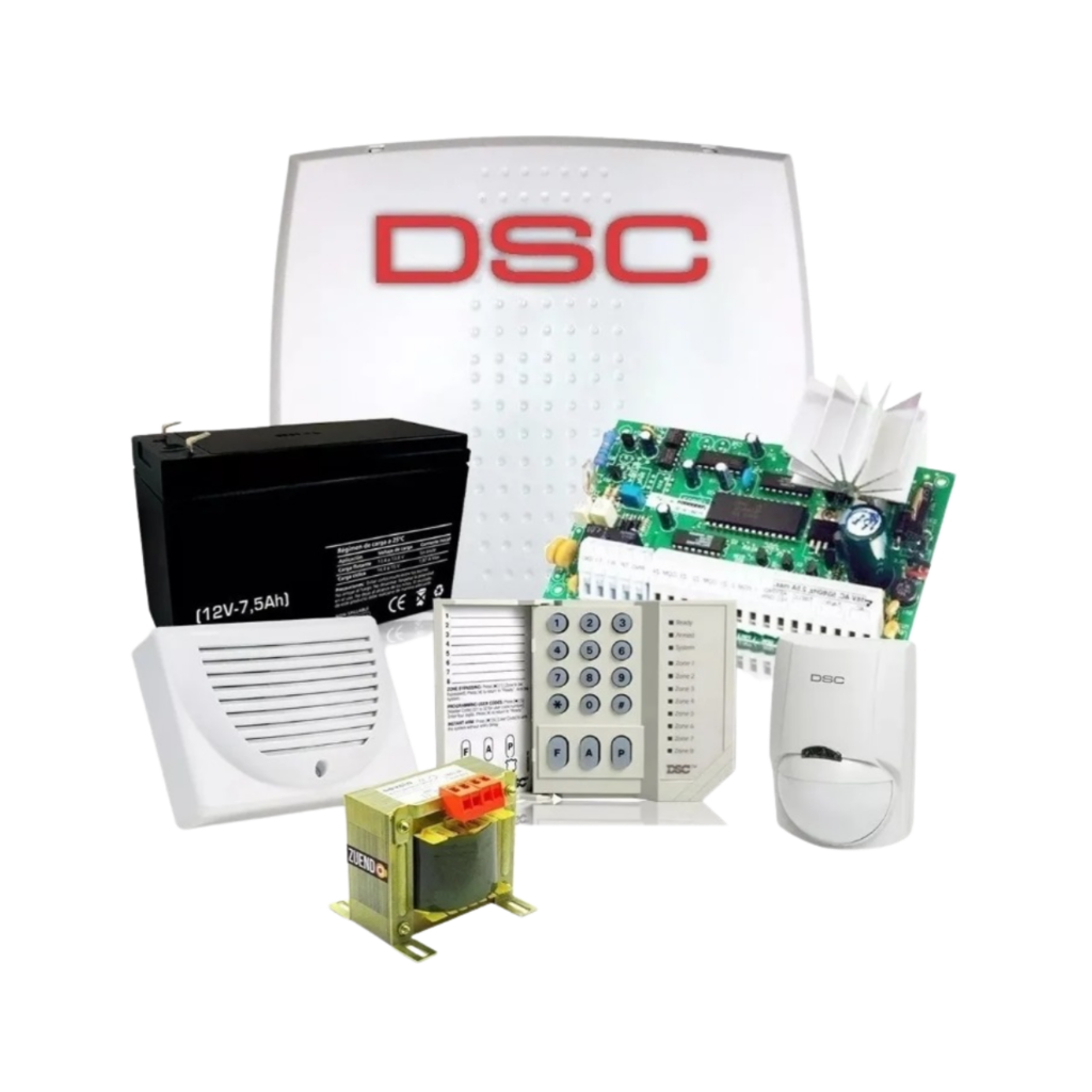 Set de central PC1832 con teclado LCD5511