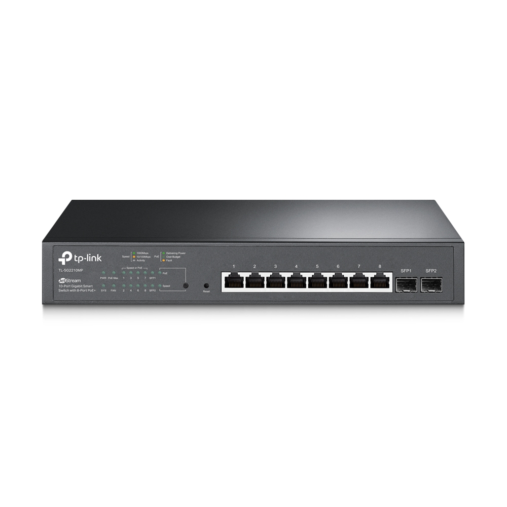 TP Link switch poe - 10p giga jetstream + 8p (tl-sg2210mp)