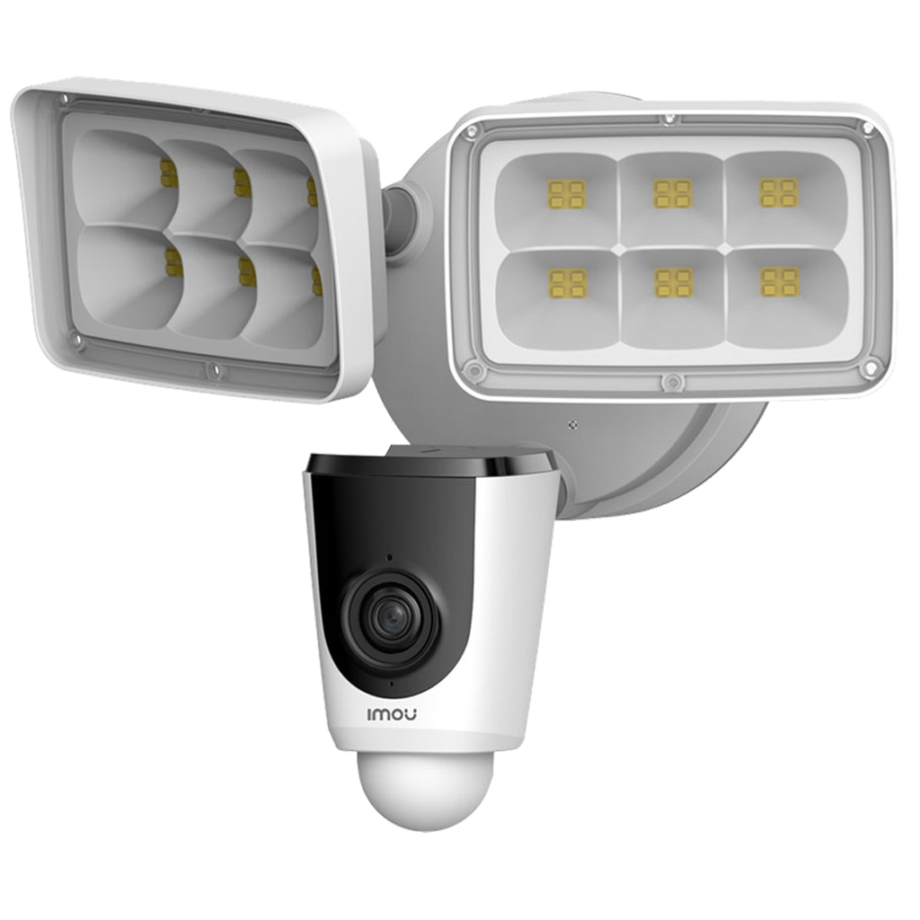 [IPC-L26P] Cámara IMOU Floodlight Cam WiFi 2Mp con visión nocturna de 10m, CMOS 1/2,7", lente fijo 2,8 mm, H.265/H.264, PIR audio bidereccional,campo de visión:114°(H),66°(V),137°(P),Zoom 16x, IP65