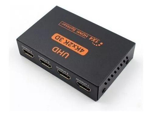 [Splitter 1x4] Hdmi Splitter 1x4 Entrada Hdmi 4 Salidas Full Hd 3d