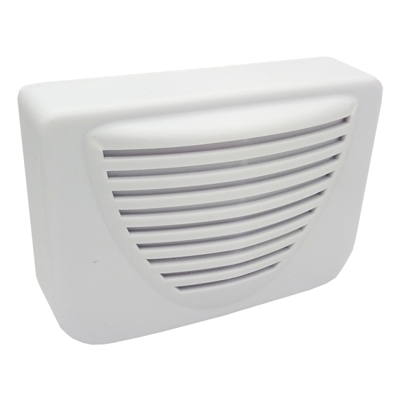 Sirena piezoeléctrica bitonal para interiores y tamper externo