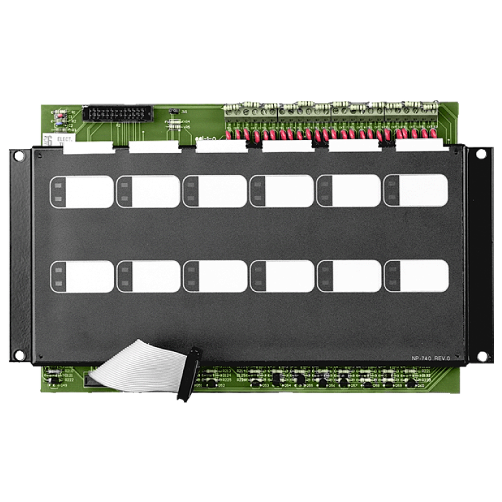 Panel selector de teléfono de bomberos de 12 zonas (QZT-5302 )