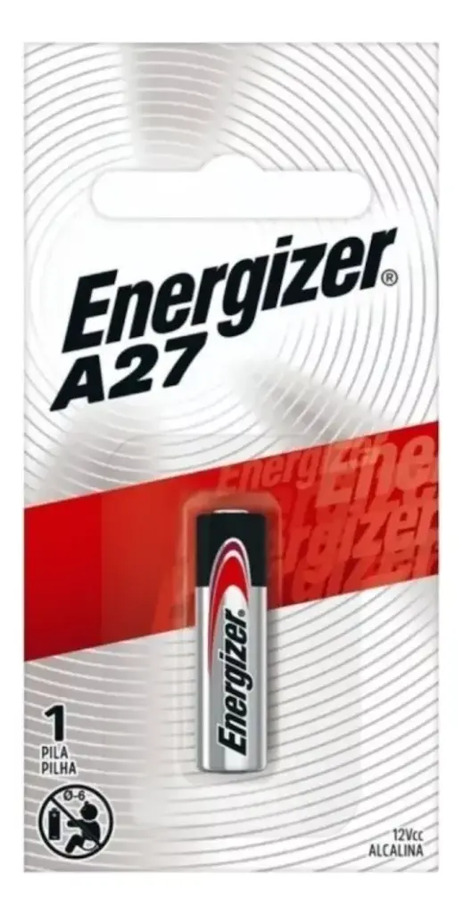 Pila A27 Energizer12V Control Remoto Alarmas