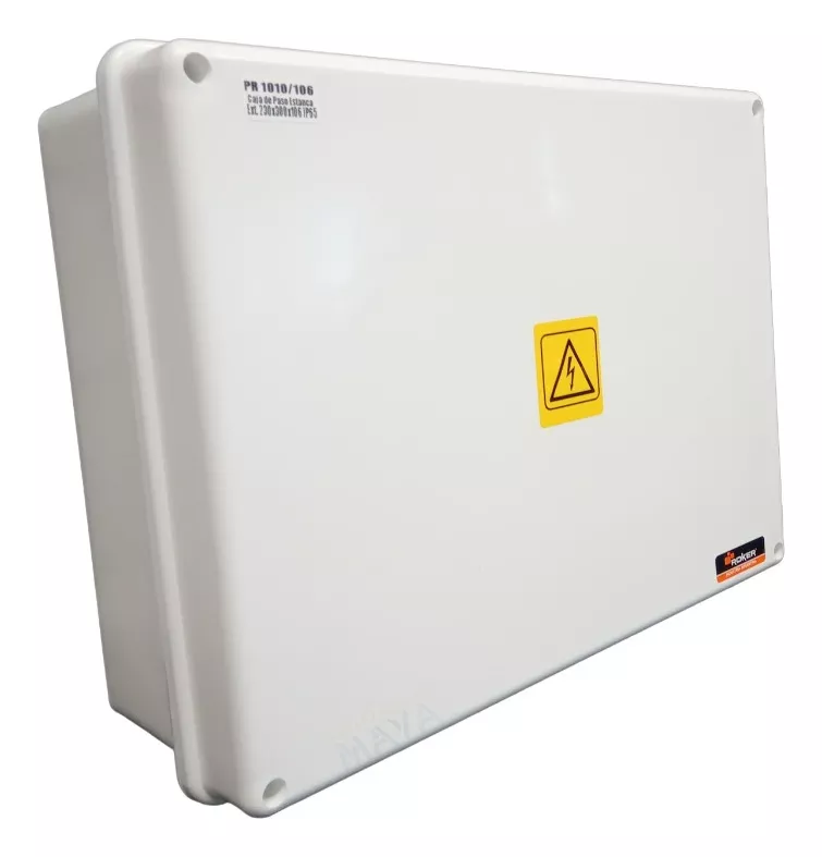 Caja De Paso Estanca Pvc Ip65 Roker Pr1010/106 300x300x106mm