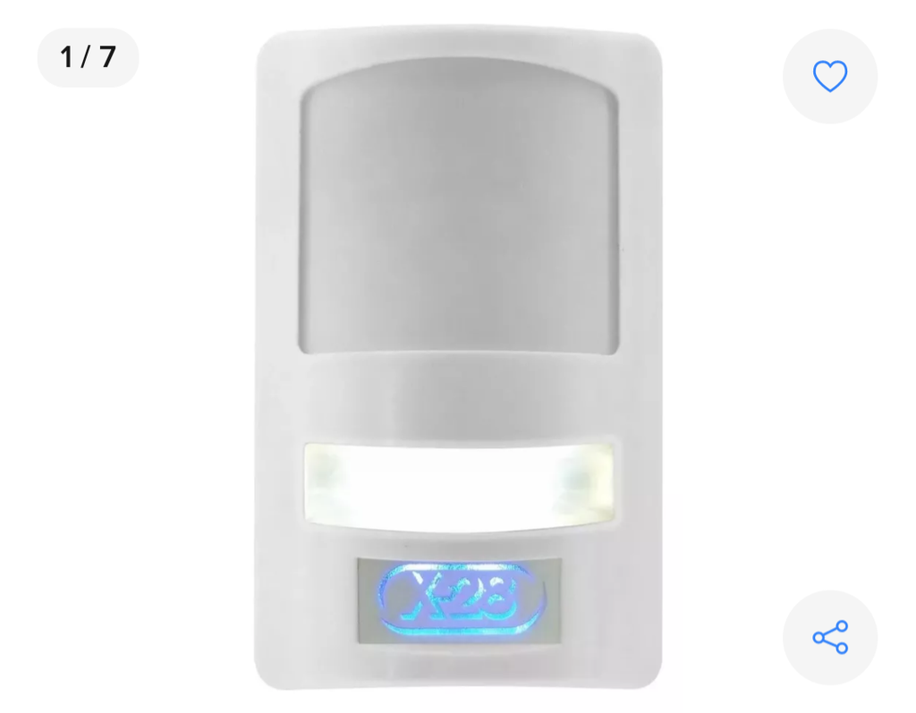 Sensor X28 mpx , Luz emergencia 