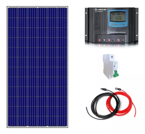 Panel Solar 12v 160w Mas Regulador De Carga 12v 20a Pwm