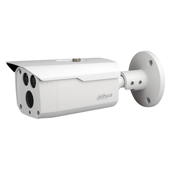 [DH-HAC-HFW1200DP-0360B-S5] Cámara Bullet HDCVI de 2Mp con IR 80 m, CMOS 1/2,7", lente fijo de 3,6 mm, IP67 y carcasa de aluminio - DH-HAC-HFW1200DP-0360B-S5 (copia)