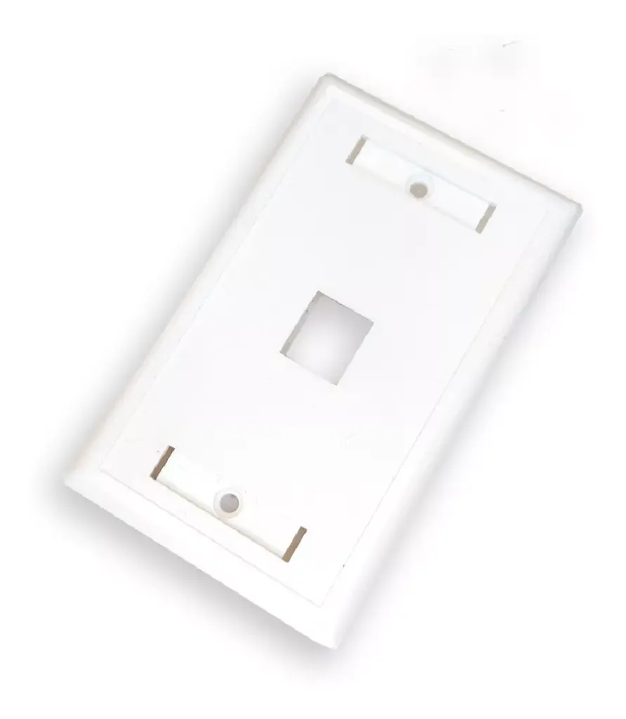Tapa jack Faceplate Glc Ce-4035 Rj45 1 Puerto