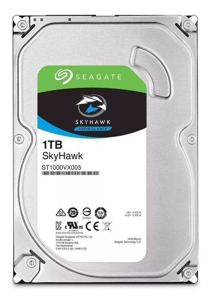 [HDSU01SEA00002] Disco Rigido Skyhawk 1TB St1000vx005