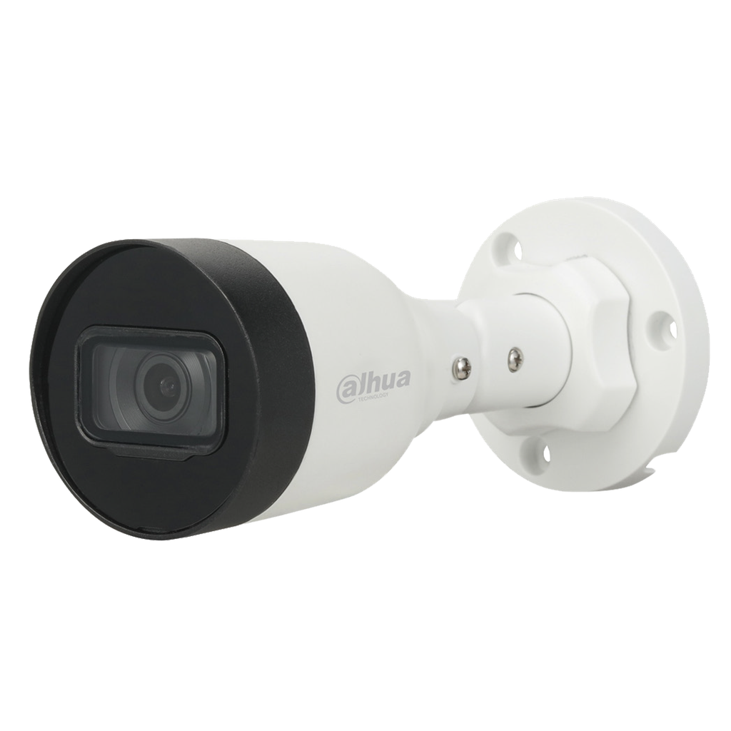 [DH-IPC-HFW1431S1P-0280B-S6] Cámara Bullet de 4Mp con IR 30 m, CMOS 1/2,9", lente fijo de 2,8 mm, IP67, WDR y PoE