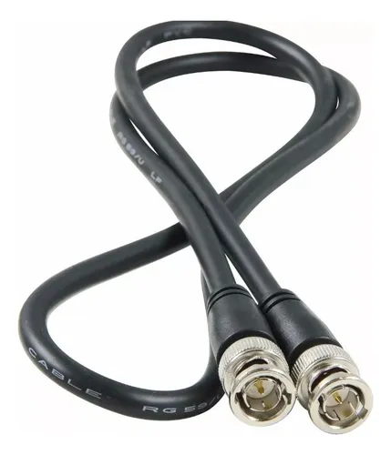 Cable Patch Cord Bnc Bnc De 1mt Video Cctv