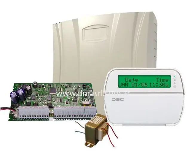 Kit de central PC1832 + TECLADO PK5501 + GAB + TRAF