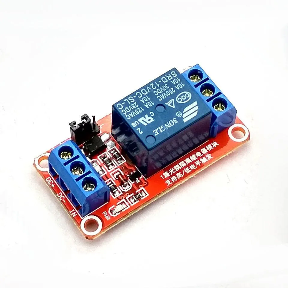 Modulo Rele Relay 12v Optoacoplado 10a - 1 Canal Arduino