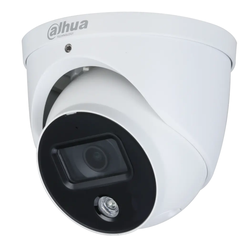 Domo 2Mp, CMOS 1/2,8", lente fijo de 2,8 mm, IP67, PoE -  Full Color de 30 m