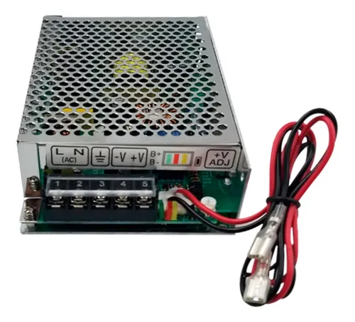 Fuente Alimentacion 24v 5a Funcion Ups Con Cable P/ Bateria