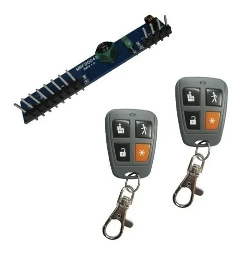 Kit Receptor Inalámbrico X28 Placa + 2 Controles Remotos 4ch (MPIBEEPR RC-MPXH)