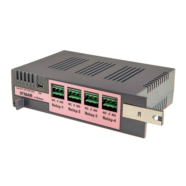 Módulo relé de 4 salidas programable