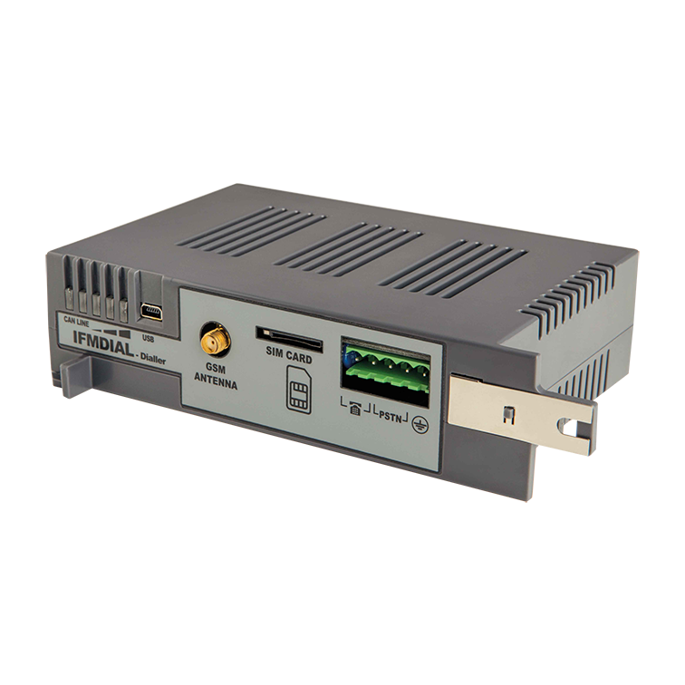Módulo comunicador remoto mediante línea telefónica PSTN y línea GSM