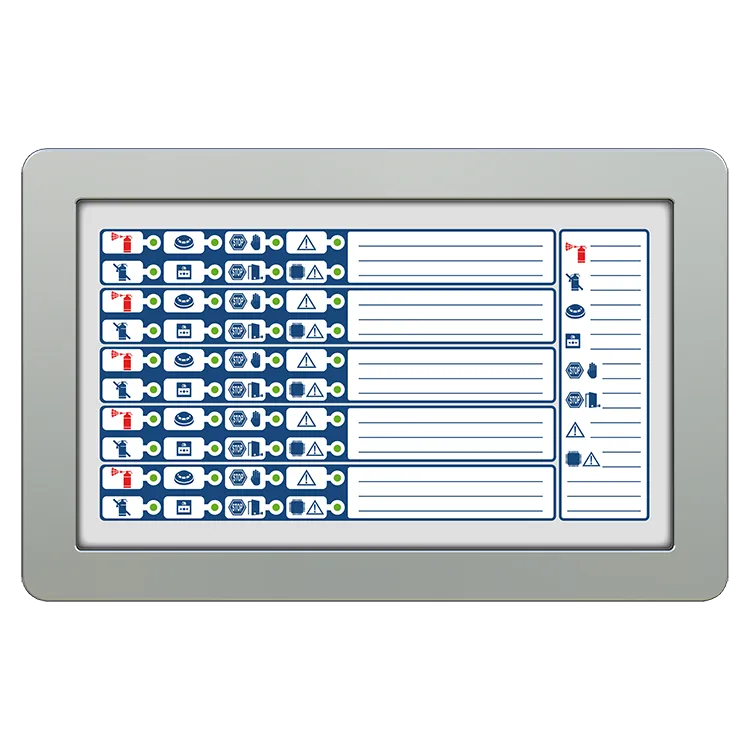 [FPMEXT / FPMEXTG] Módulo led para señalización con 5 canales de extinción INIM - FPMEXT / FPMEXTG