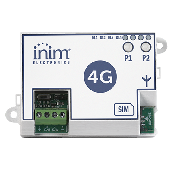 Módulo GSM 2G y 4G (LTE) incorporado en I-BUS con bornera a la vista