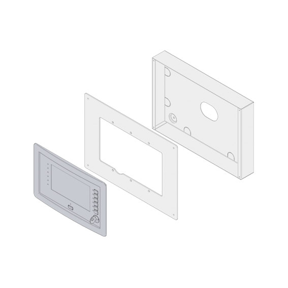 Caja para el montaje del módulo FPMCPU como repetidor remoto
