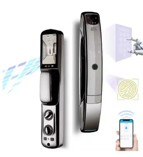 CERRADURA WIFI TUYA APP HUELLA PIN PROX 3D FACE