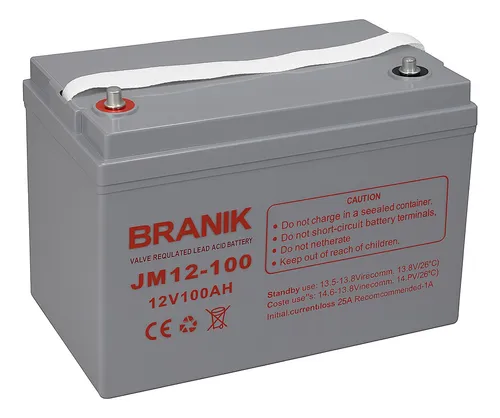 Bateria 12vdc 100Ah Gel.Paneles Solares Ciclo Profundo